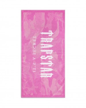 Pink / Camo Trapstar Irongate Beach Women's Towels Canada | MLNYX-3517