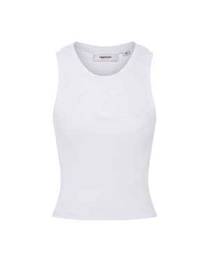 White Trapstar Hyperdrive T Mesh Insert Women's Vests Canada | SLZPG-6470