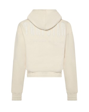 White Trapstar Irongate Hoodie with Silicone Badge Women's Hoodies Canada | ZBTWU-9067