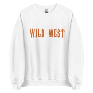 White Trapstar Wild West Men's Sweatshirts Canada | YXGRC-9712