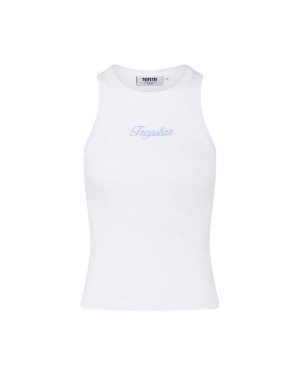 White / Blue Trapstar Racer Cashmere Women's Vests Canada | JRYCM-6481